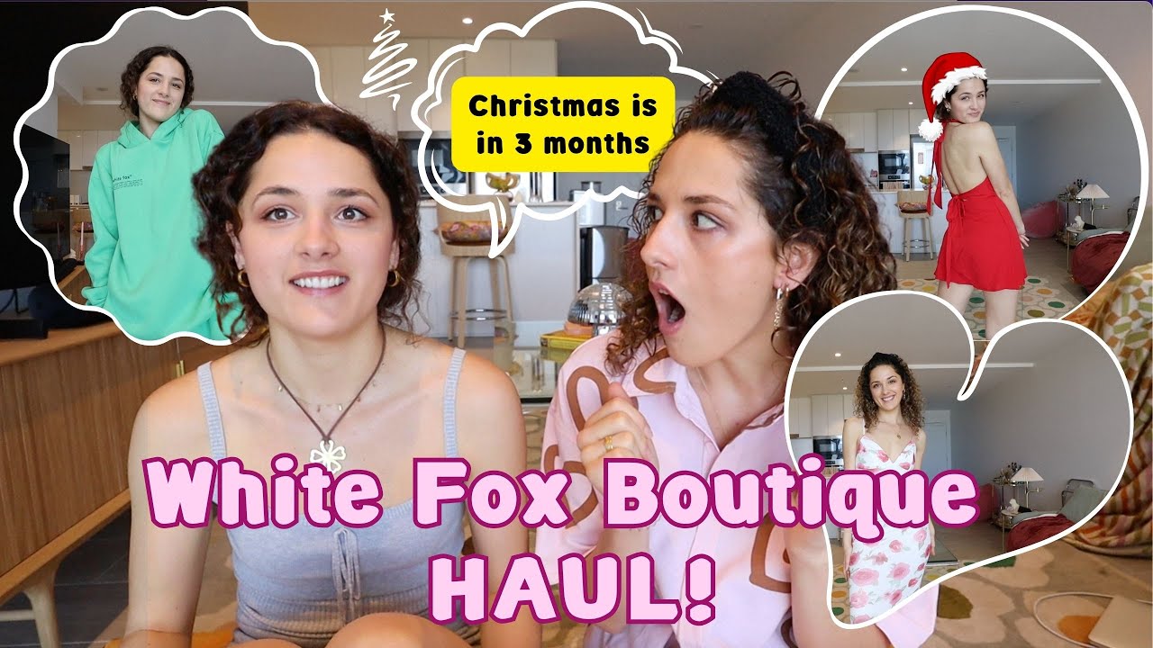 New outfits for the holidays! *Try-On White Fox Haul*