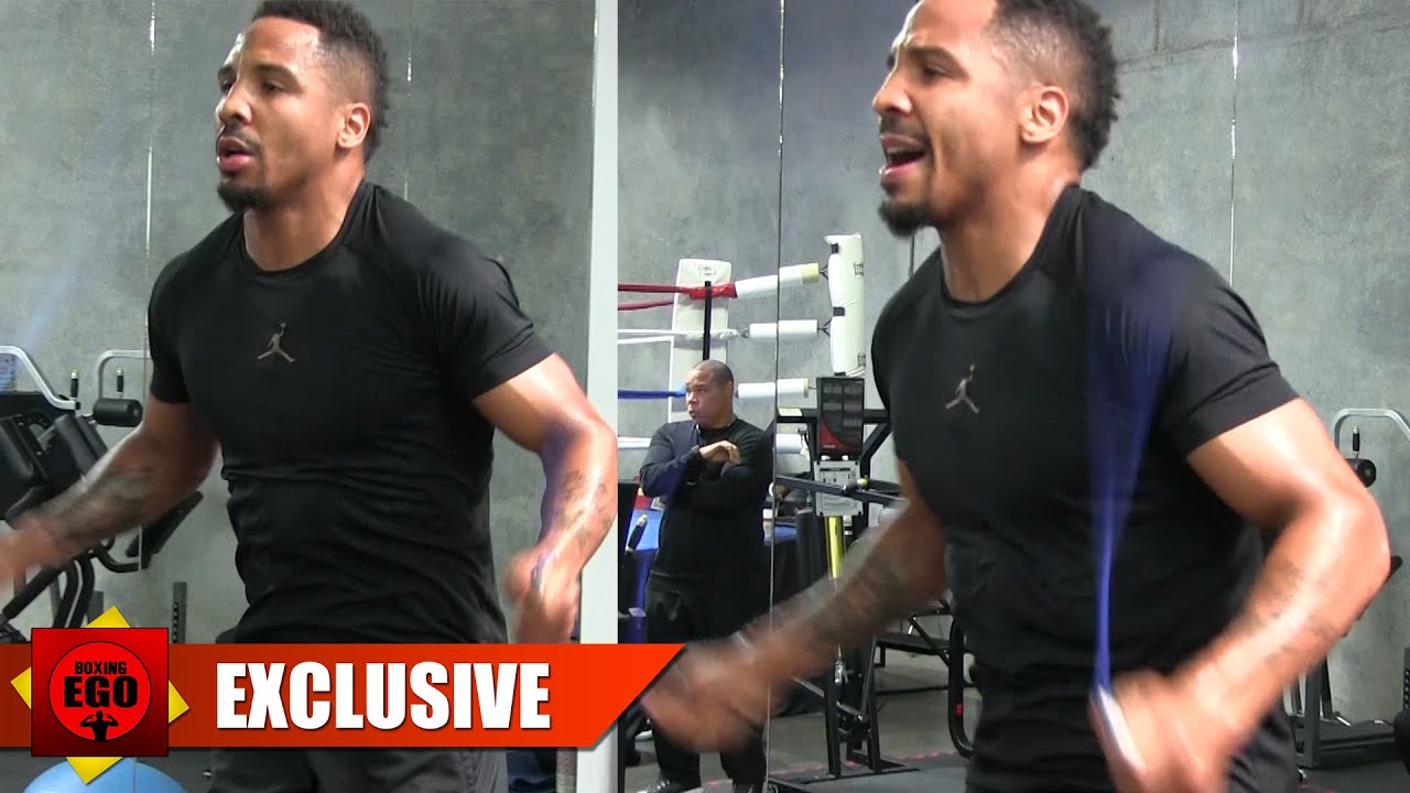EXCLUSIVE: Andre Ward ANIMAL TRAINING CRAZY SPEED JUMP ROPE for next Fight