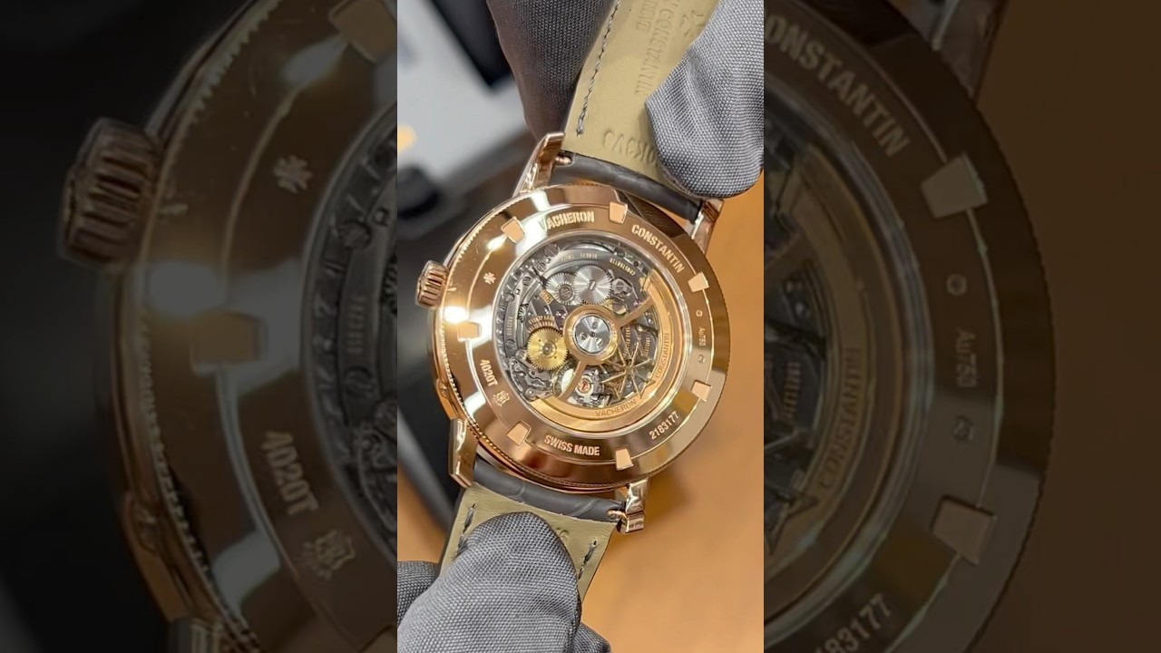 ❗️UNBOXING THE $50,000.00 GOLD VACHERON CONSTANTIN Traditionnelle Complete Calendar Openface