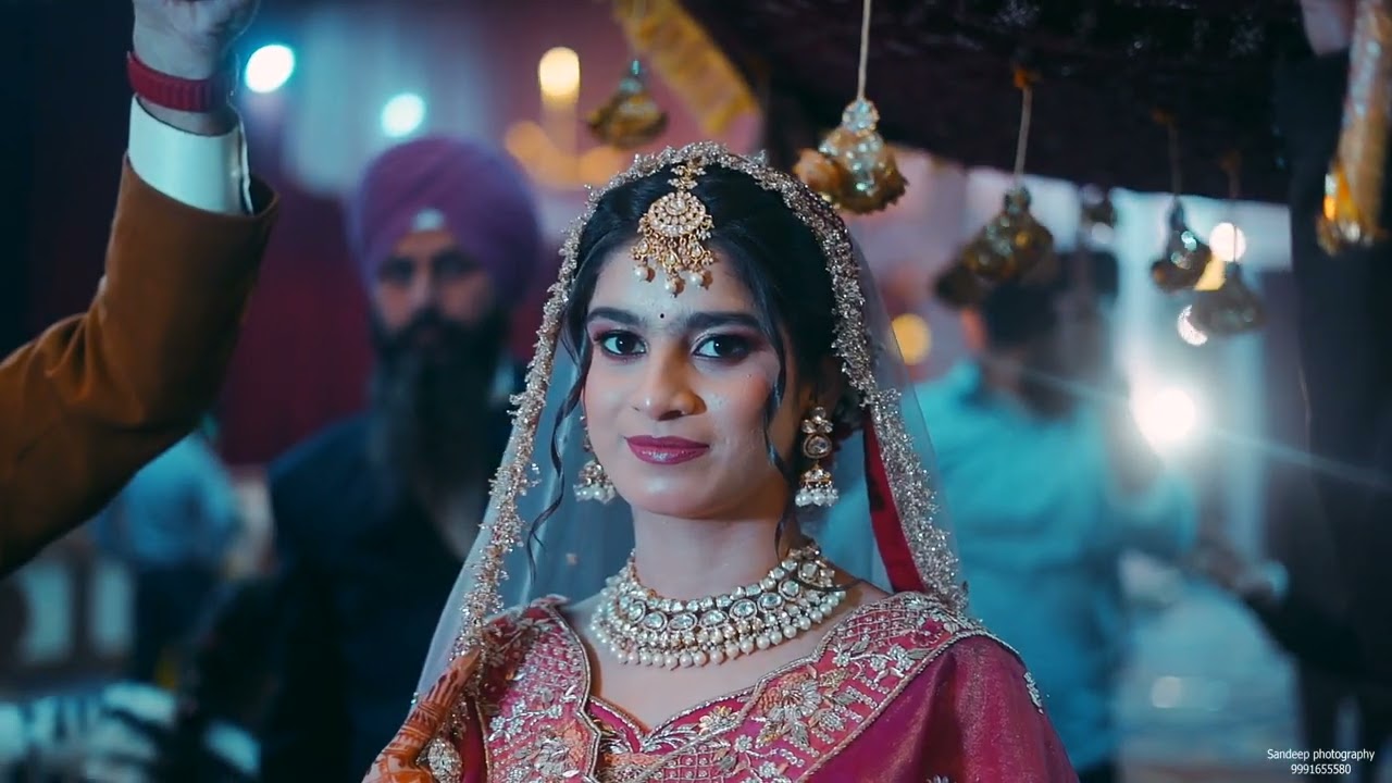 Punjabi Wedding highlight 2026 girl Side .Lovely couple Jasvinder Singh +Harpreet kaur.   