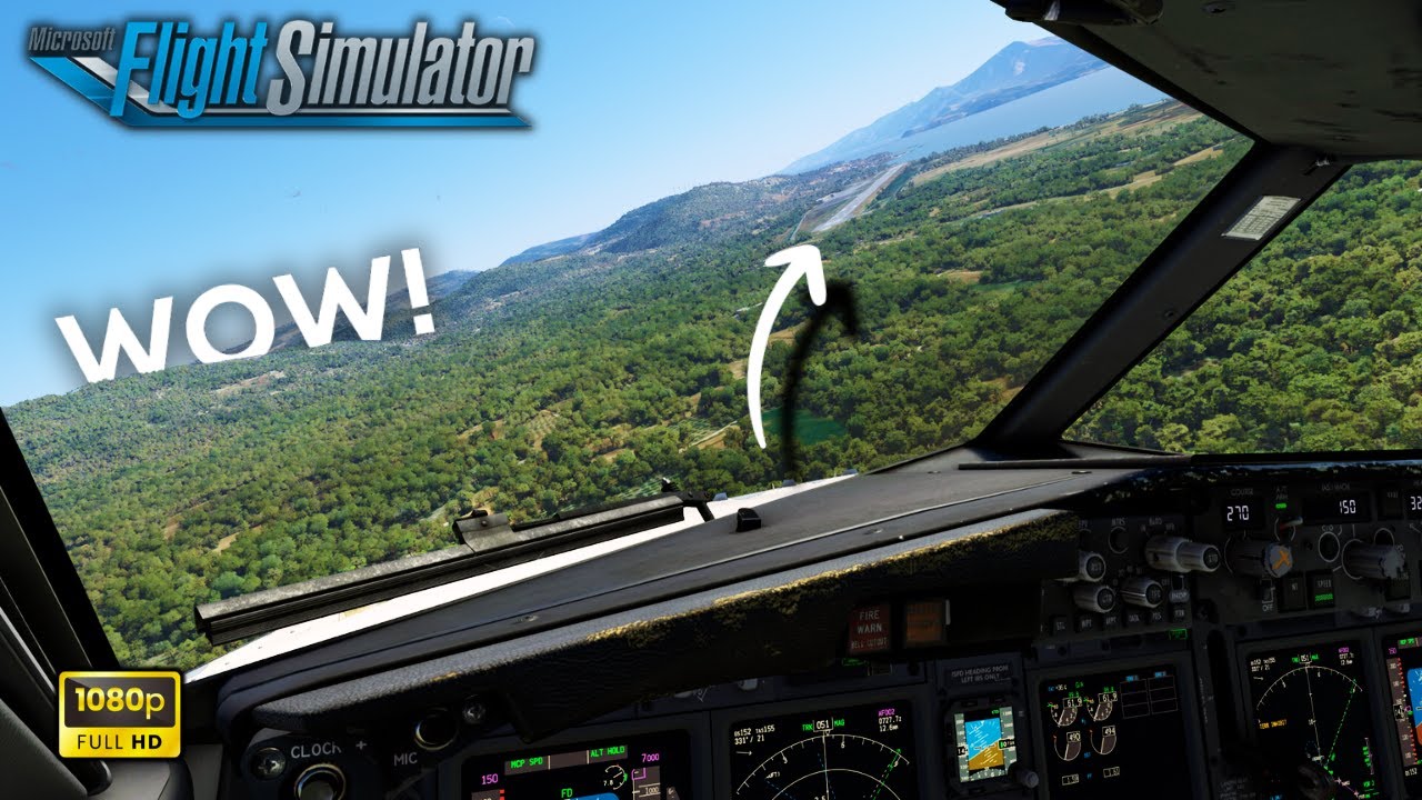 DANGEROUS Landing in SAMOS | Transavia PMDG 737 800 | Microsoft Flight Simulator 2020