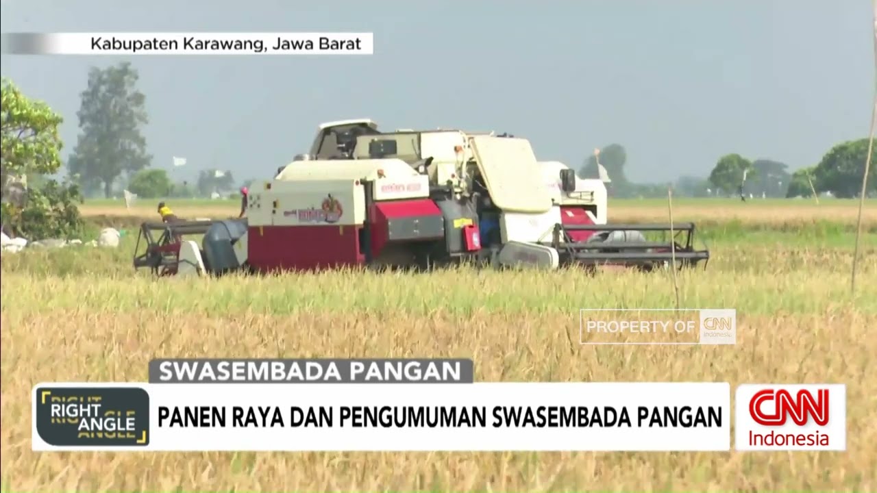 Panen Raya dan Pengumuman Swasembada Pangan - Right Angle