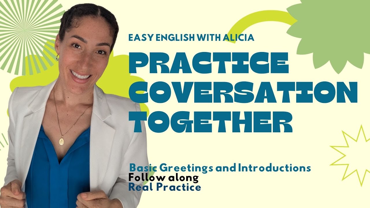 🗣️ Basic English Conversation Practice | Greetings & Small Talk for Beginners