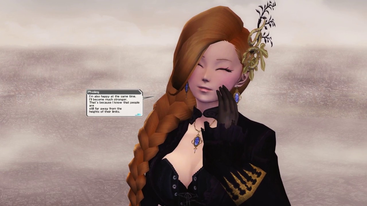 PSO2 - Demon Phaleg Battle Winning Cutscene