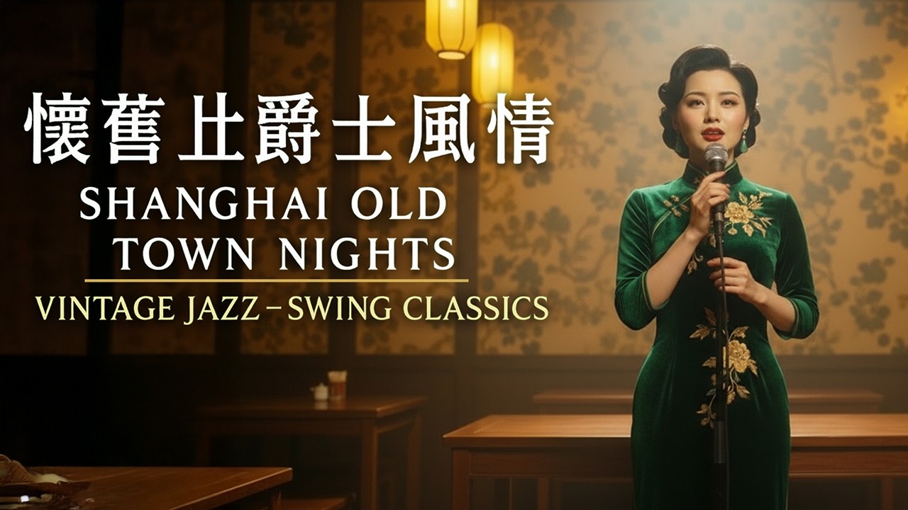 老上海茶館爵士的慢時分（1940–1950）｜Warm Lounge Grooves for Calm Nights