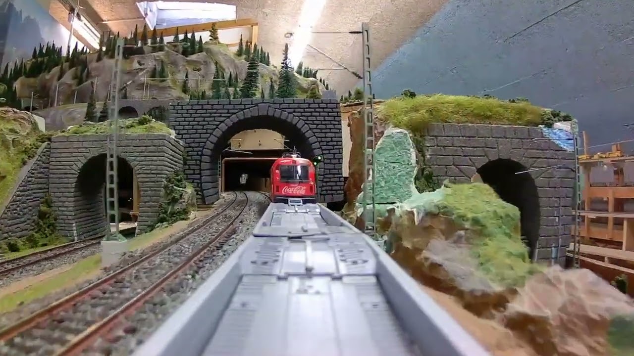 Kamerafahrt über die ehemalige Anlage des Modellbahn Pro Sport Berlin 24, 21.04.2018 Teil 01