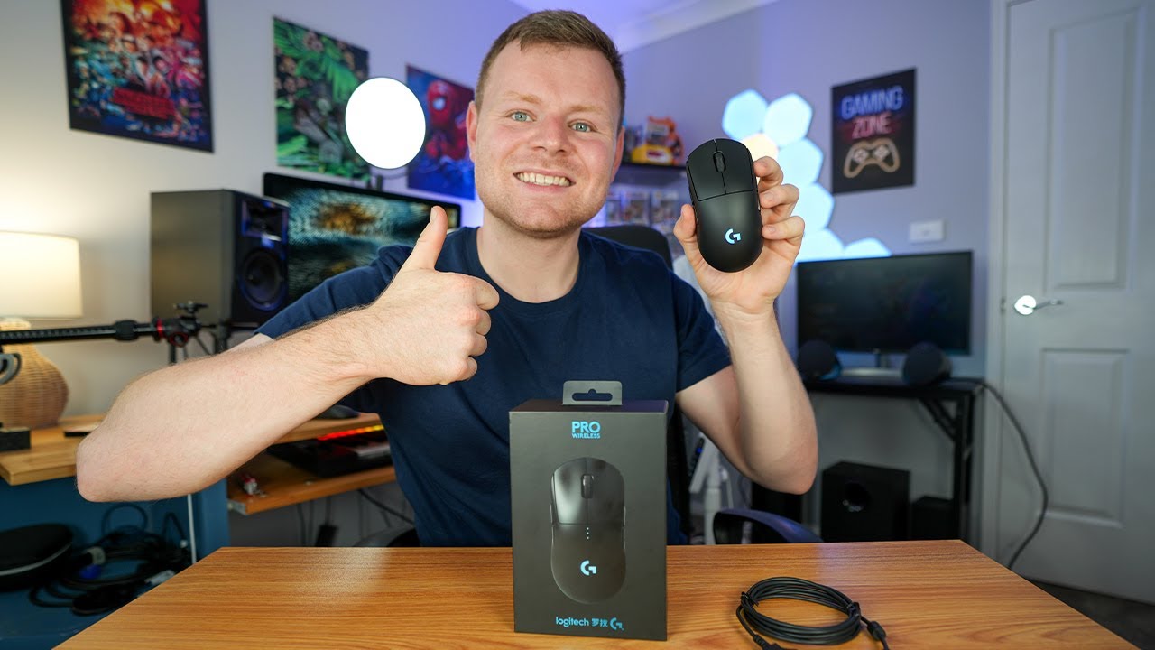 Logitech G Pro Wireless Mouse Unboxing, Review and Pro X Superlight Comparison