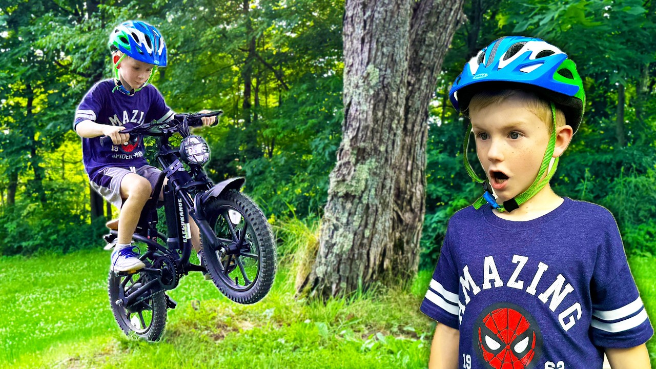 Caden Went Electric... His New E-Bike Actually Rips! (Elecorange KE10)