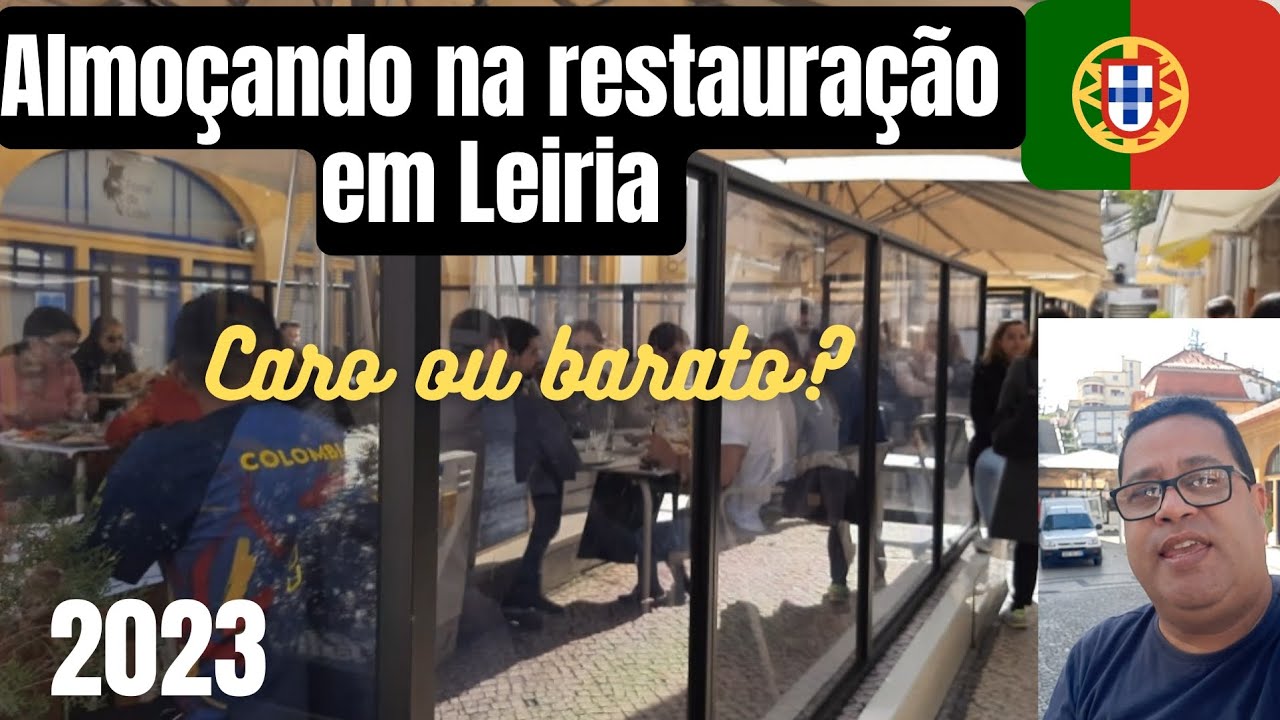 Almoço em restaurante português.