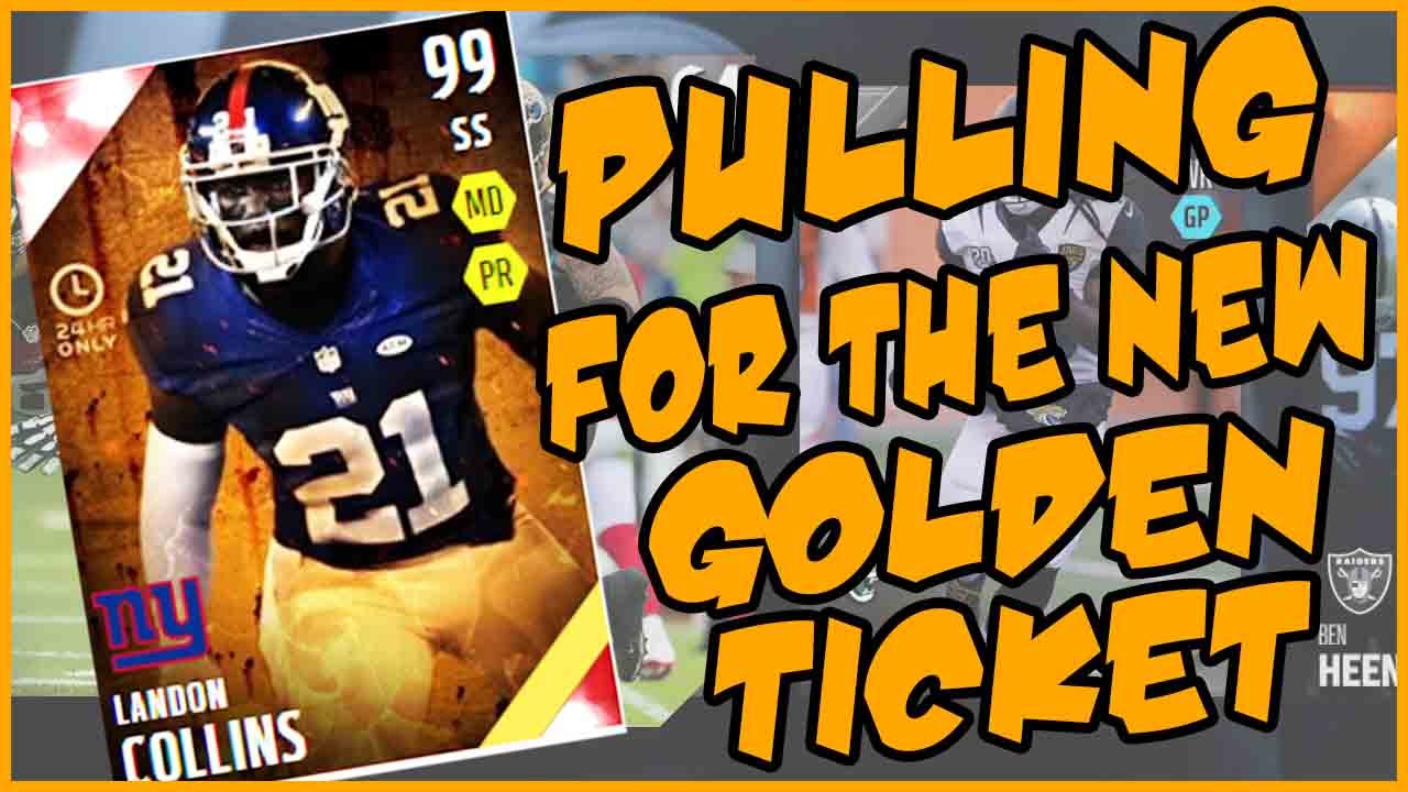 PULLING FOR THE NEW GOLDEN TICKET!! - Madden 16 Pack Opening | MUT 16 Pack Opening