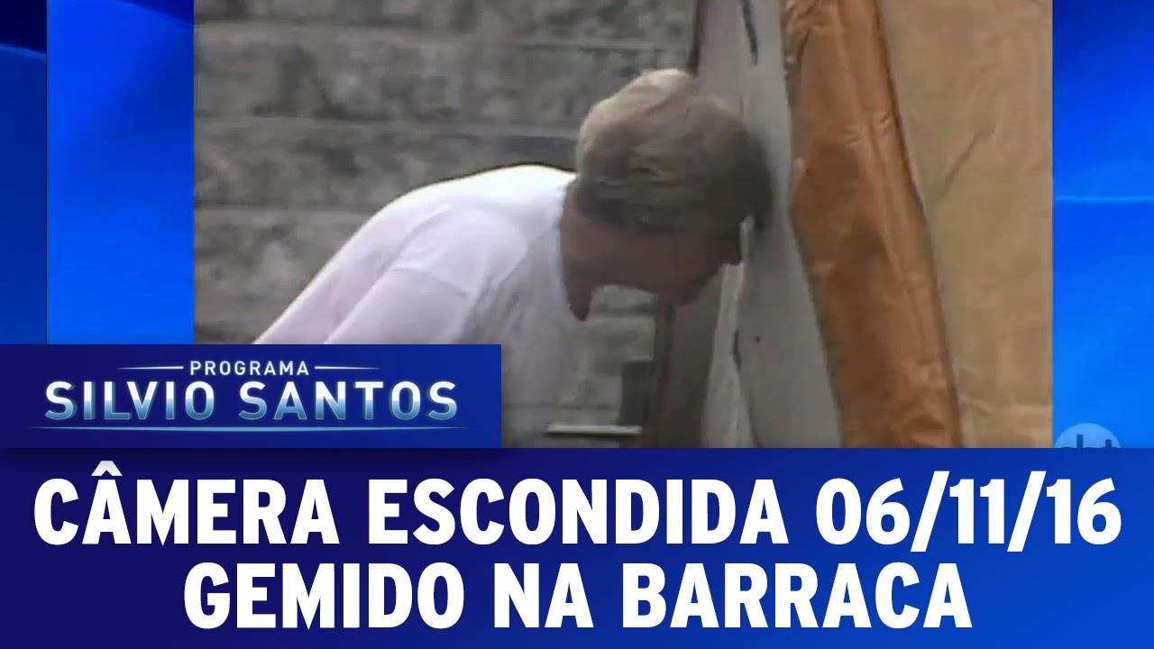 C&acirc;mera Escondida (06/11/16) - Gemido na Barraca