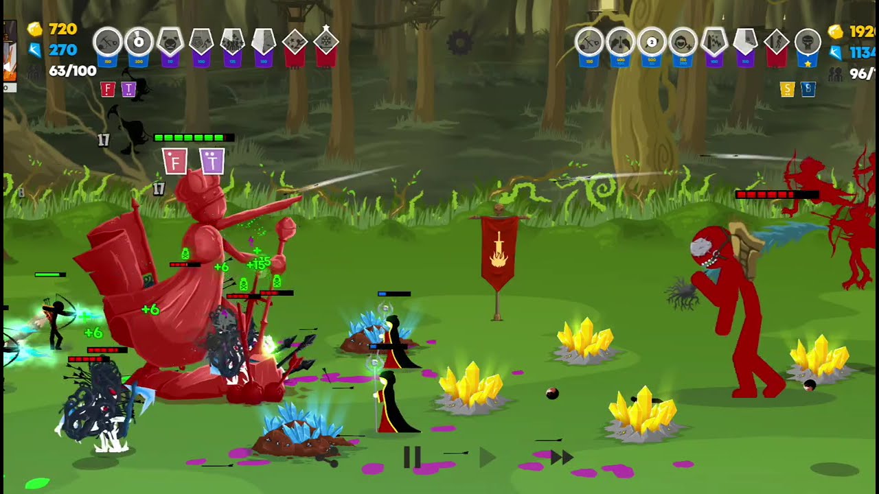 Archidon Spamming Against ShadowrathsGiantlord! Stick War: Saga Stick God Ranked
