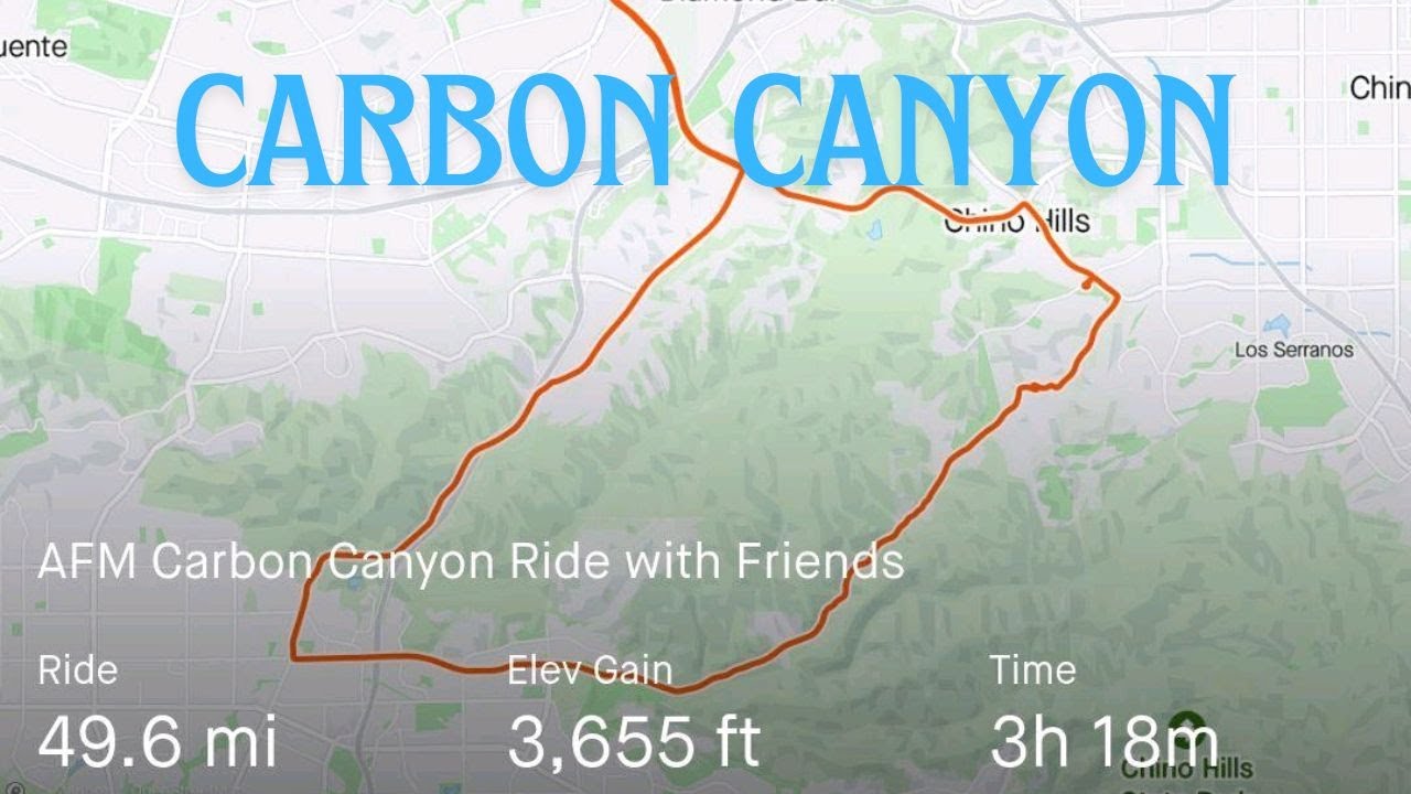 The Best Rolling Hills Training Route - Carbon Canyon Loop