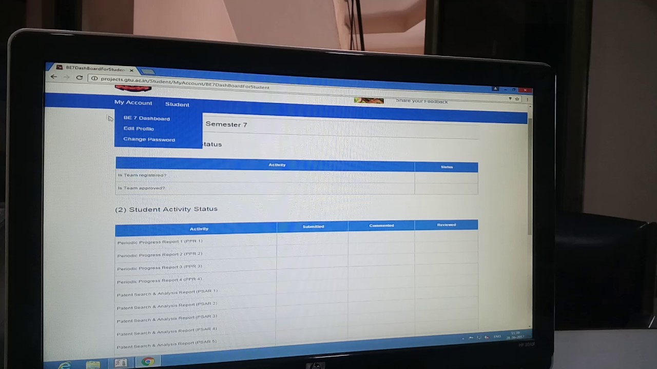 GTU PMMS -how to change password??