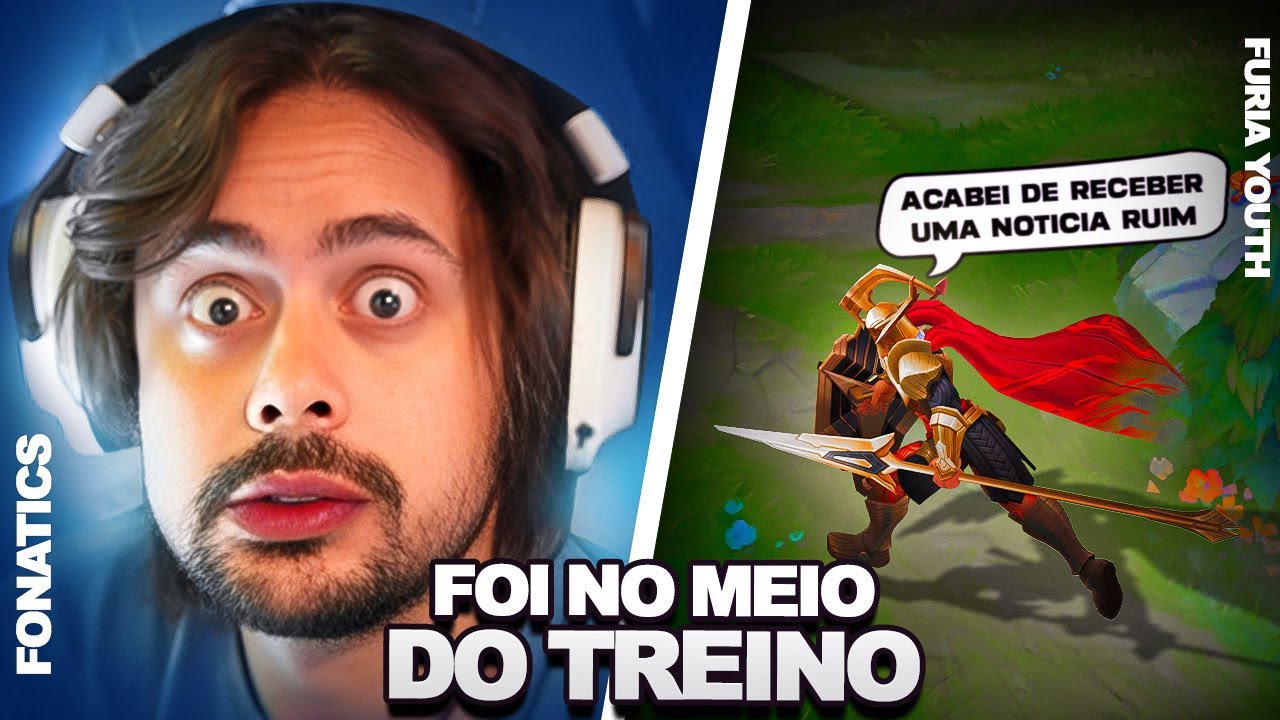 MEU JUNGLER FOI DEMITIDO NO MEIO DO TREINO...