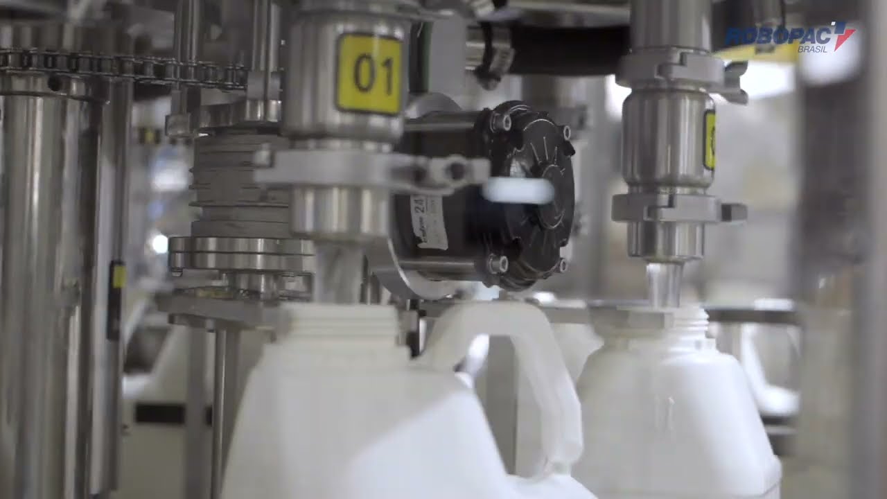 Envasadora Célula de Carga Rotativa com Tampador para Frasco de 5L | EXATA