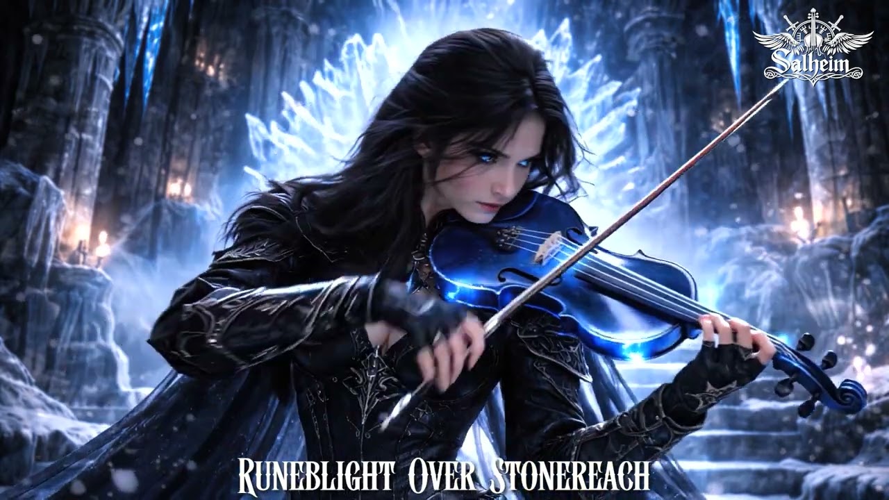 RUNEBLIGHT OVER STONEREACH | Gothic Violin Metal | Fantasy Music for Focus & Gaming