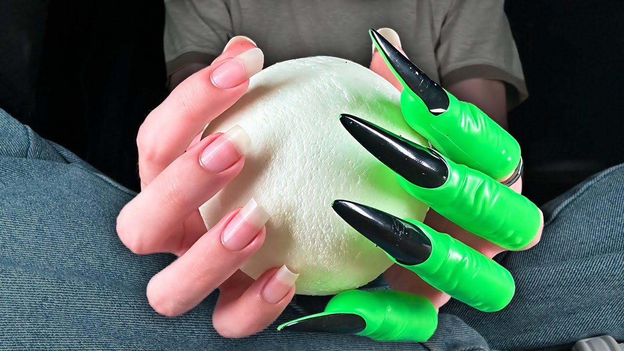 ASMR Witch Nails vs. Natural Nails 💅🏻