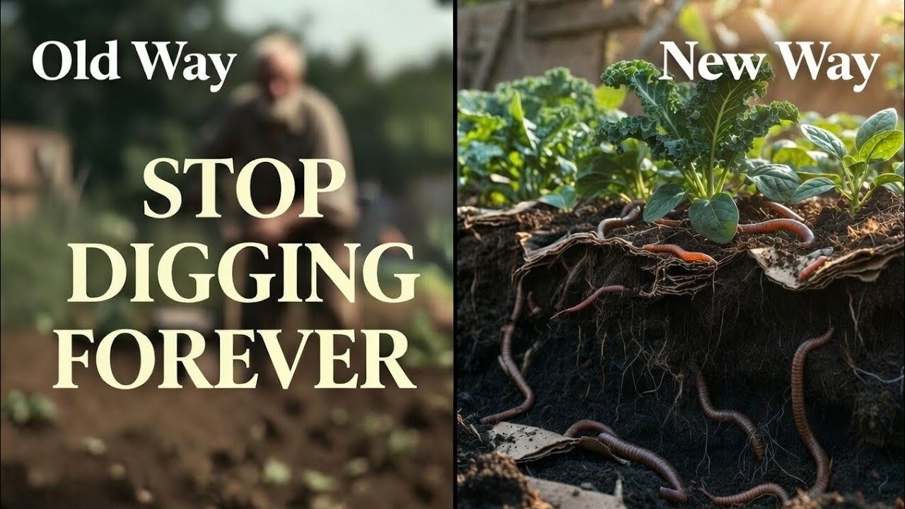 Why Cardboard Turns Dead Soil Into Living Beds (No Digging Required) #NoDigGarden #SoilHealth #Humus