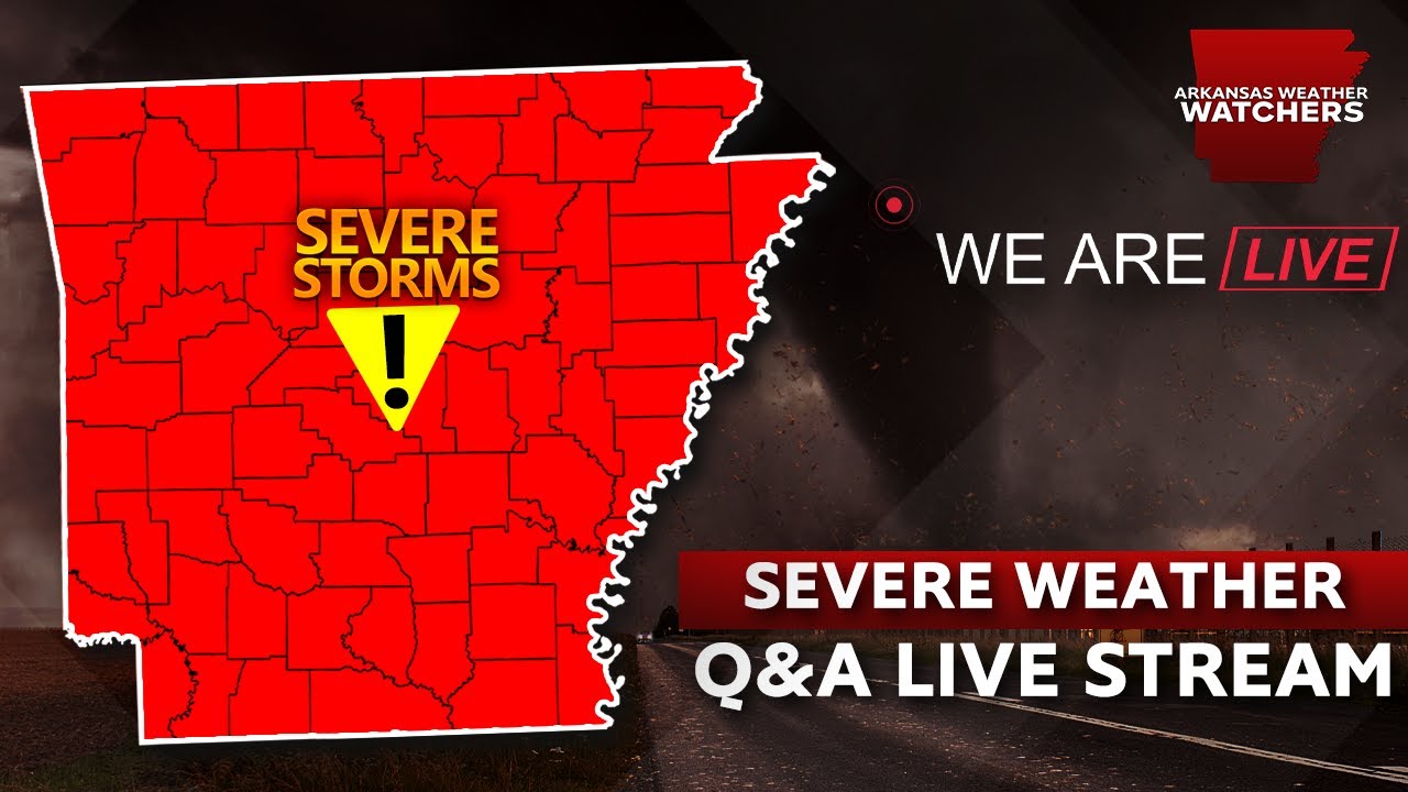 🚨 LIVE - Increasing Severe Threat For Friday in Arkansas🚨 #ARwx #tornado #fypviralシ