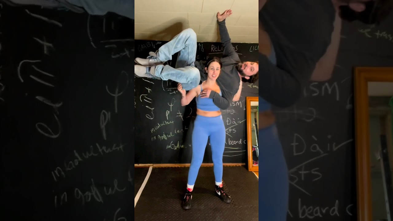 strong girl kate jones lift carry her partner so easily#liftaguychallenge #workout #fitness
