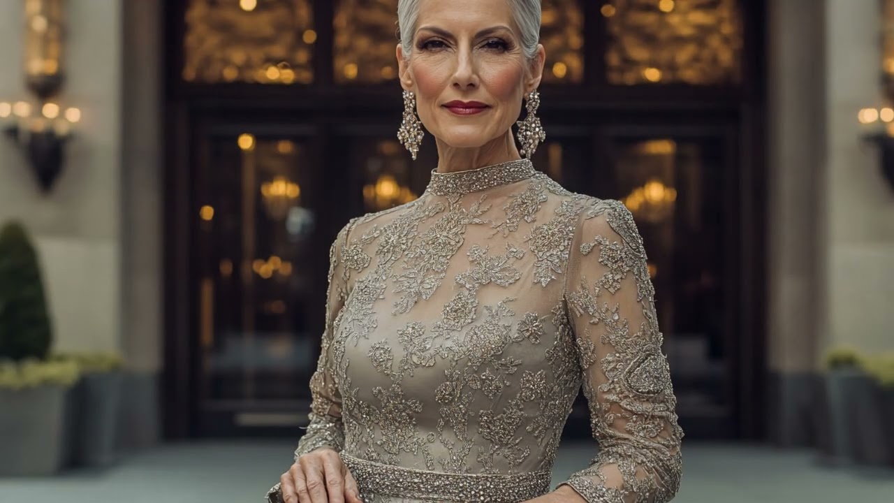 Ralph Lauren's Winter Gala: Sophisticated Evening Wear for Mature Women in NYC