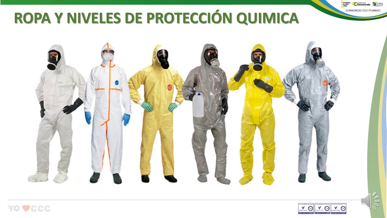 Ropa y Niveles de Protección Química