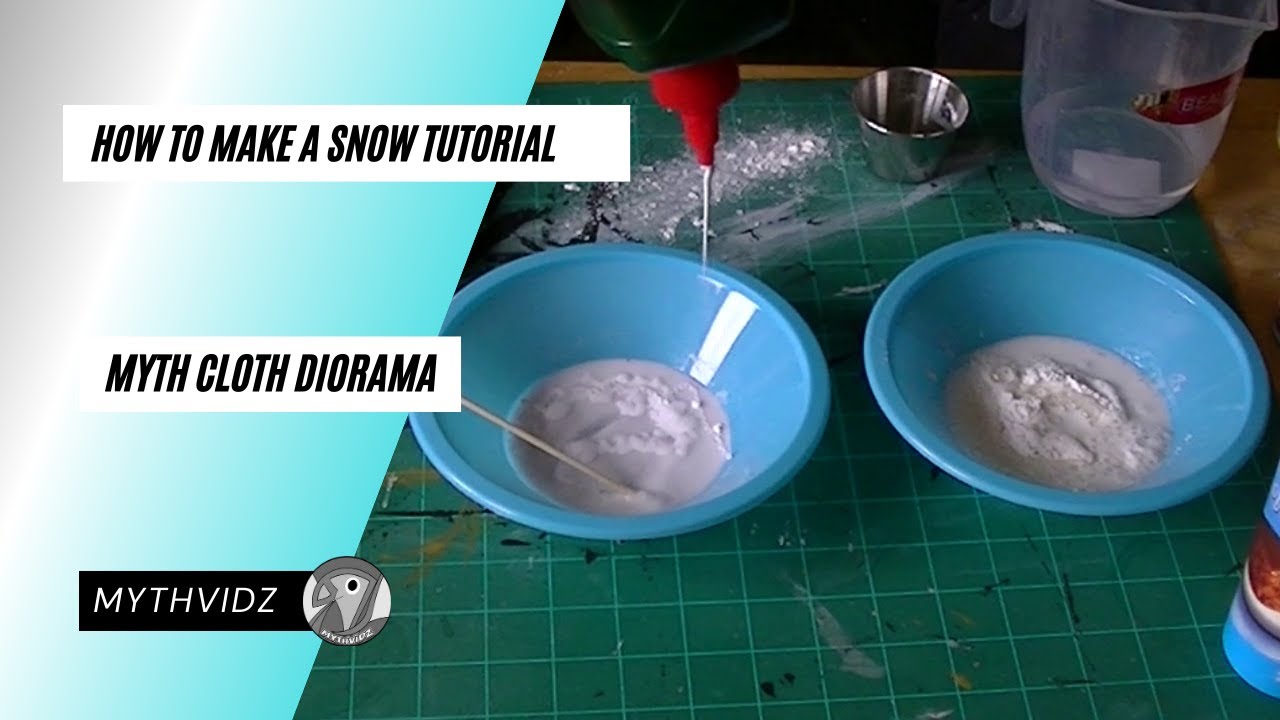 Myth Cloth │HOW TO MAKE SNOW TUTORIAL│SAINT SEIYA DIORAMA