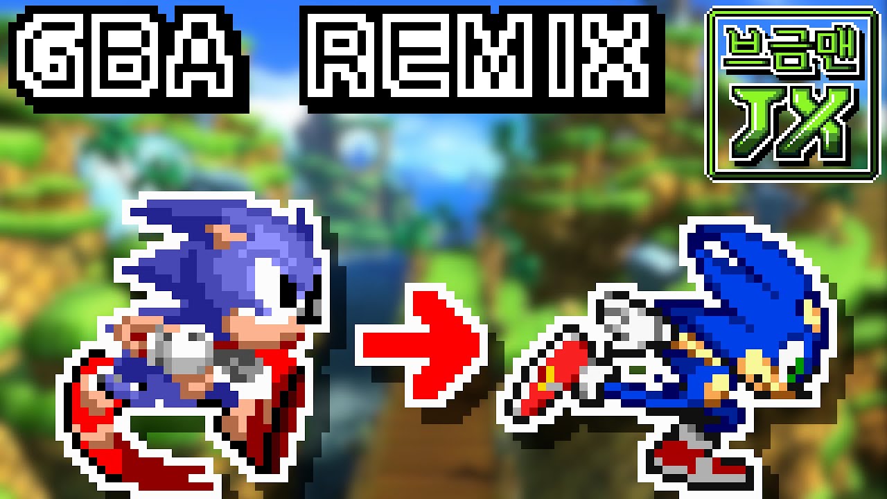 [GBA Remix]Green Hill Zone - Sonic The Hedgehog【Sonic Advance 2 Style】