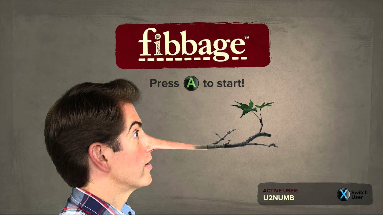 Fibbage Title Screen (Xbox One)