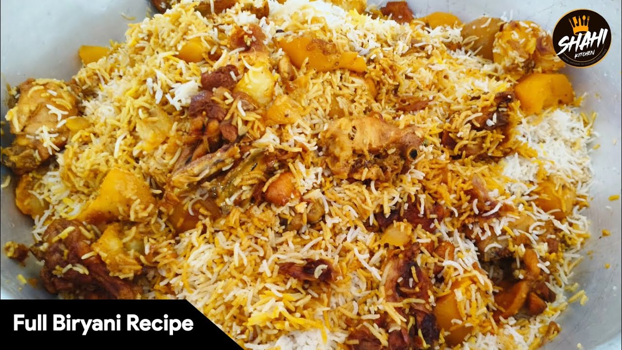 Full Biryani Recipe Murshidabadi Style | Fahad's Birthday Special Video | Shahi Kitchen