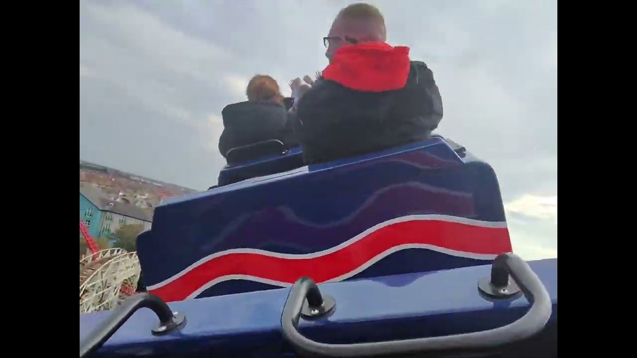 The big one Blackpool pleasure beach middle row pov 