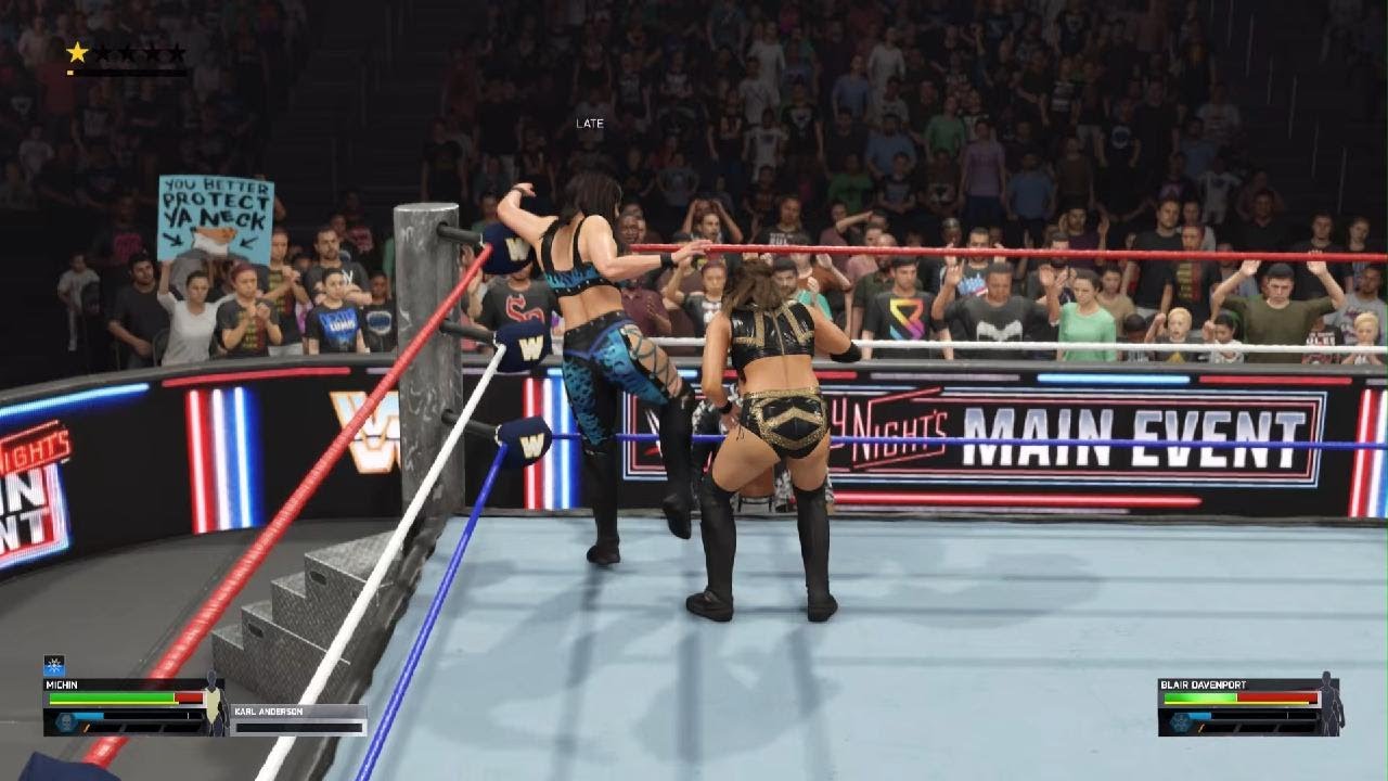 Michin VS Davenport Saturday Nights Mainevent (WWE2K25 Week Twenty Eight Universe Mode)