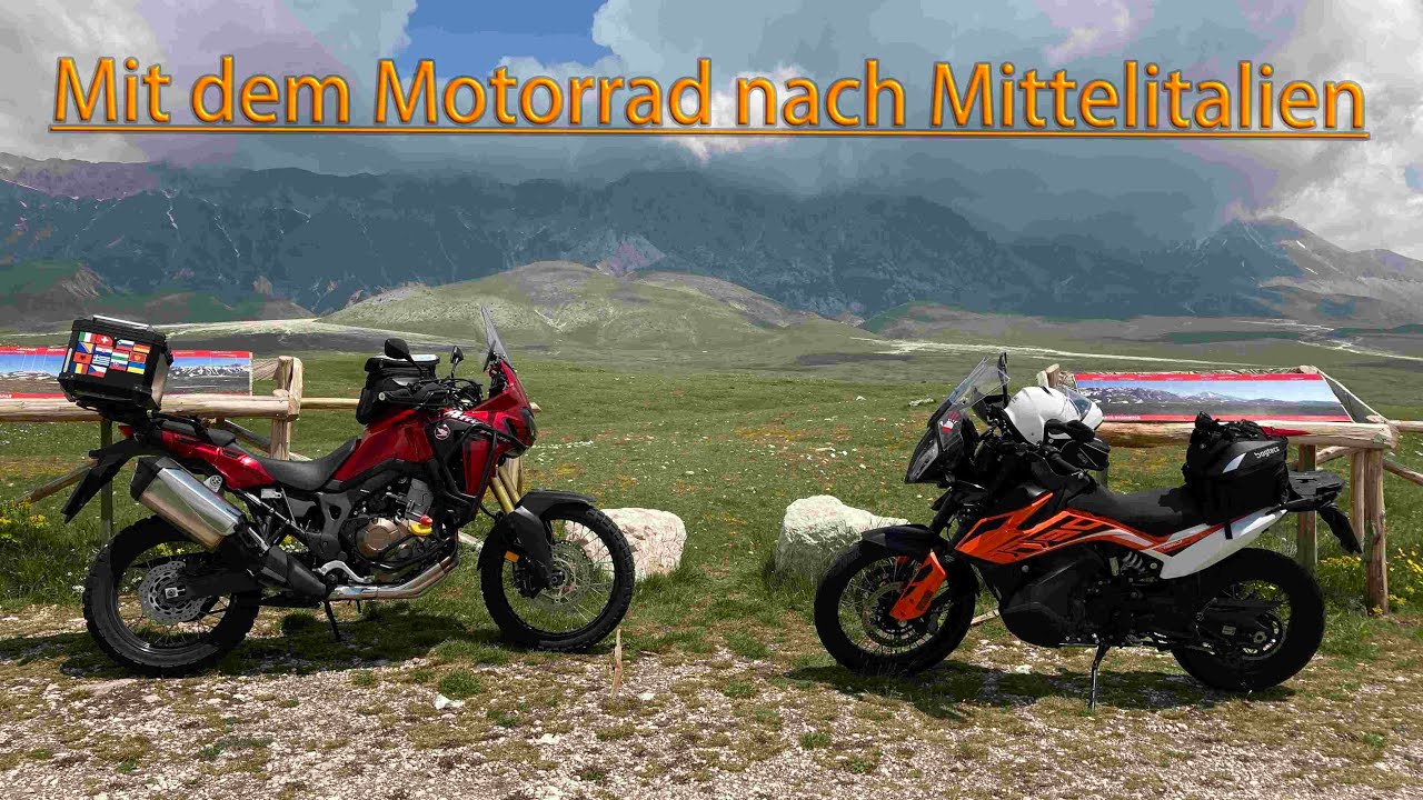 Mit dem Motorrad nach Mittelitalien. Urlaub 2021 (Marken-Umbrien-Abruzzen-Toskana)