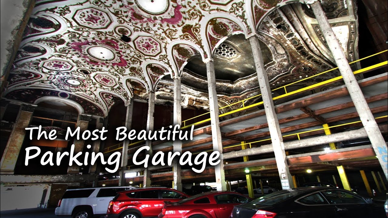 Detroit's Historic Theater is now a Parking Garage
