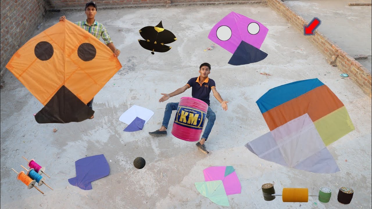Kite Caught And Kite Fight with Big Door