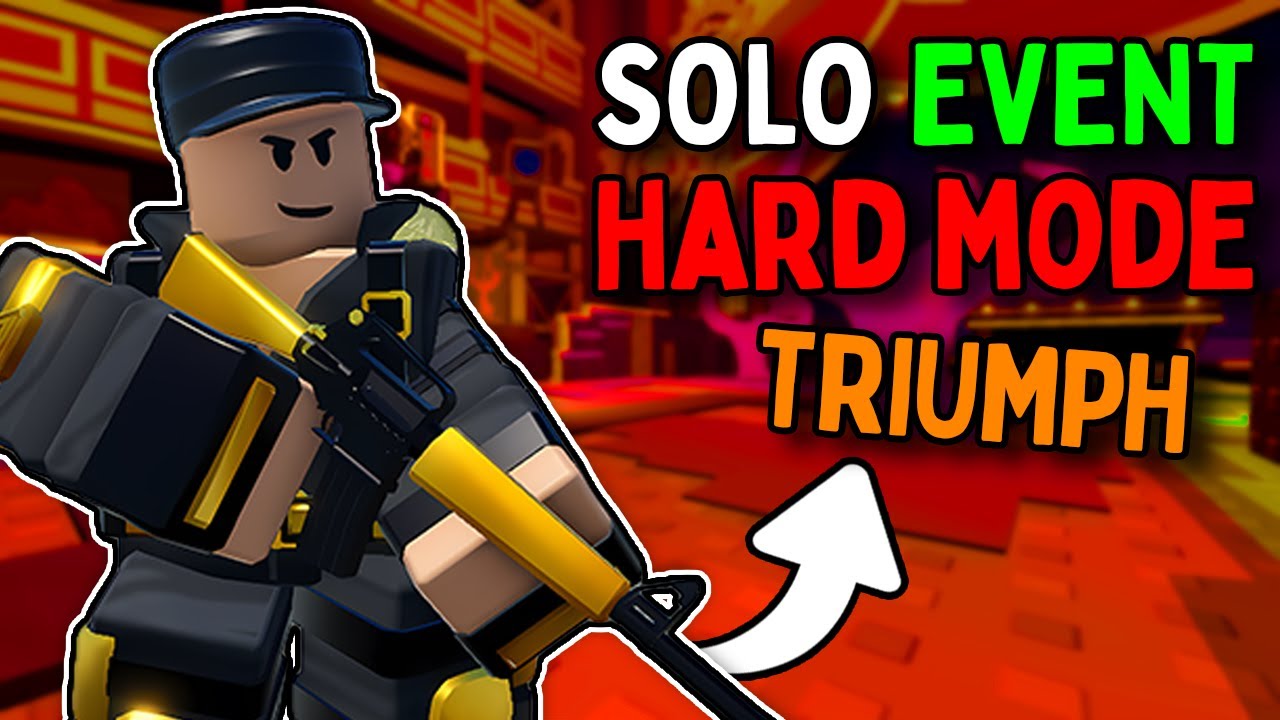 Solo Final Act Hard Mode Event Triumph - Tower Defense Simulator | TDS XMAS EVENT 2025