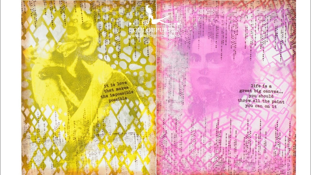 How To Do An Image Transfer On Your Gel Plate.