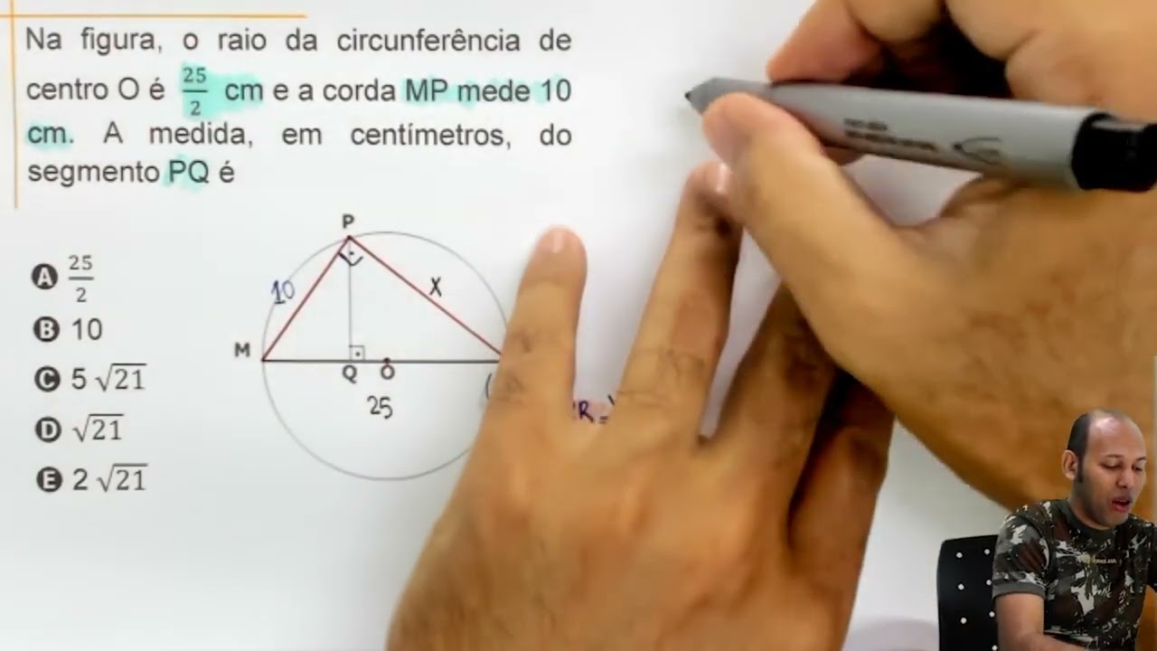 Geometria Plana | Qual a medida do segmento PQ?