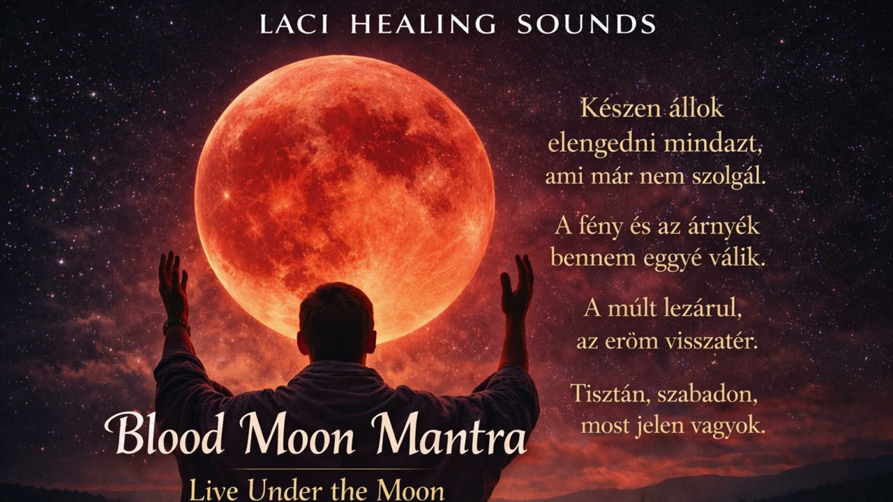#BloodMoon #Telihold #V&eacute;rhold #Mantra #Elenged&eacute;s #LaciHealingSounds #Holdenergia #BelsőErő #jelenl&eacute;t