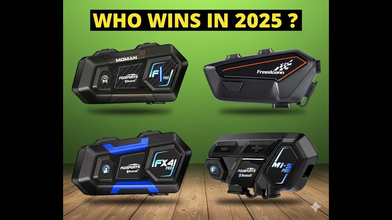 Top 5 Motorcycle Helmet Intercoms To Buy In 2025