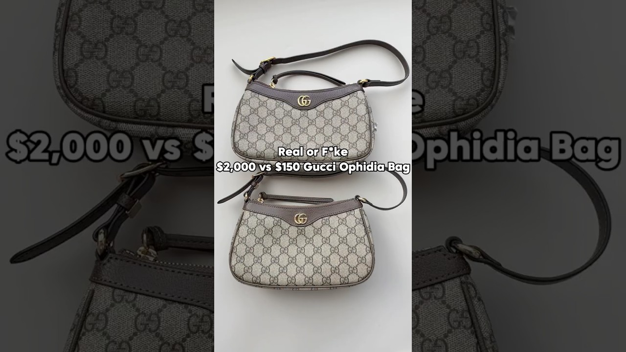Real or F*ke? Can you tell the differences between these GG ophidia small Bags? #affordableluxury