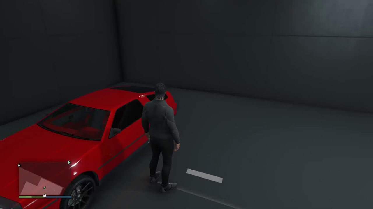 Playing in GTA.