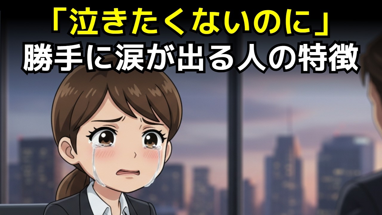 怒ると涙が出る理由…心理学で解明！「悔し涙」を止める方法
