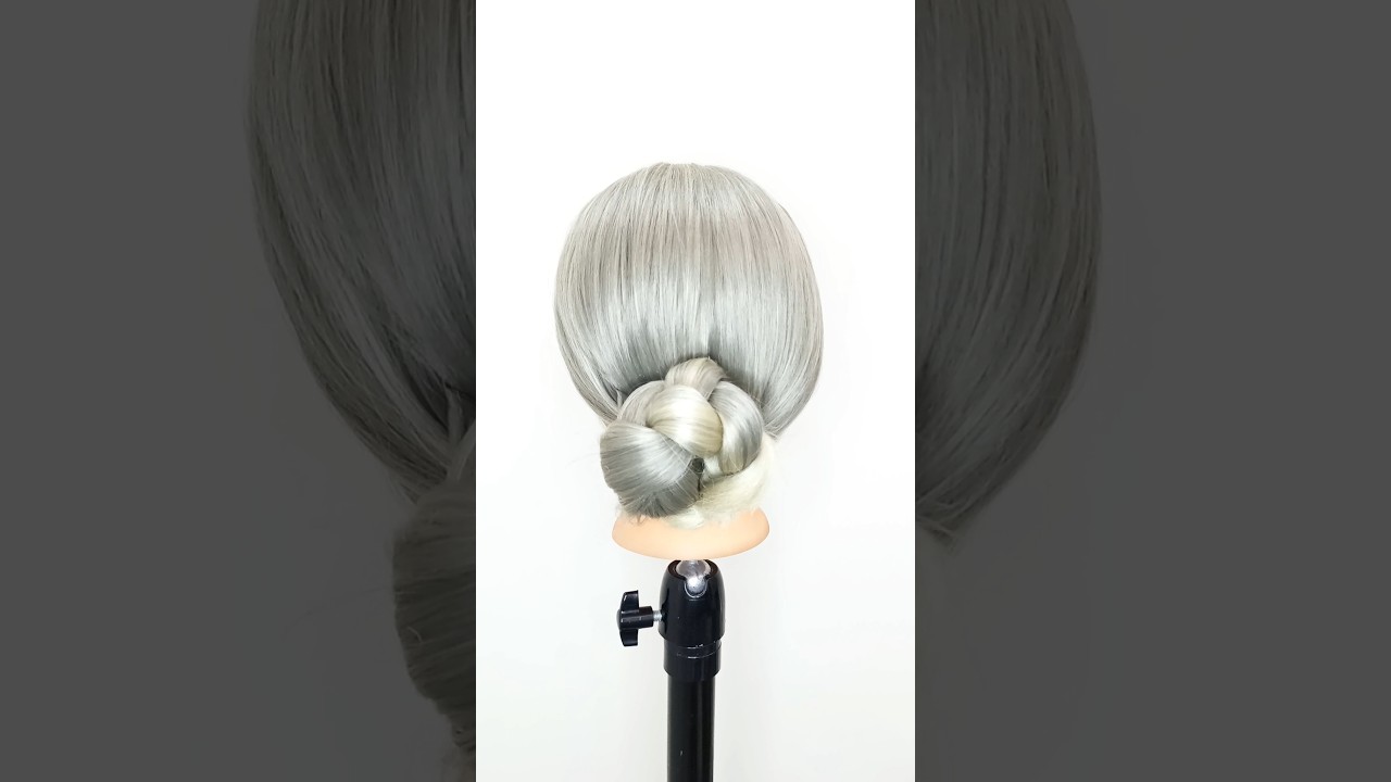Easy bun ideas #buntutorial #bunstyle