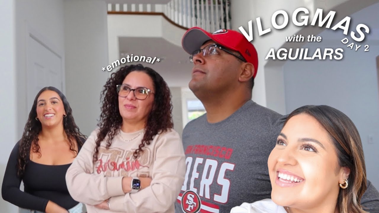 getting our DREAM CHRISTMAS TREE *emotional* | vlogmas day 2 | the Aguilars