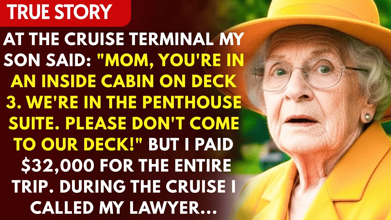 At The Cruise Terminal My Son Said: 