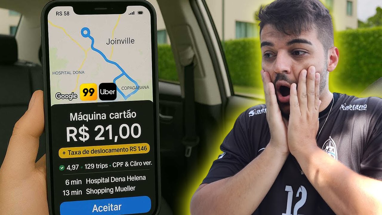 Quanto GANHA um MOTORISTA UBER em JOINVILLE/SC