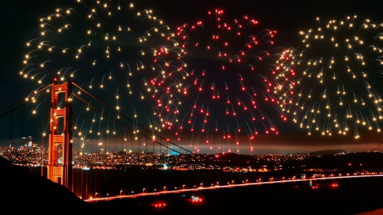 HAPPY NEW YEAR - SAN FRANCISCO-GOLDEN GATE BRIDGE-2025