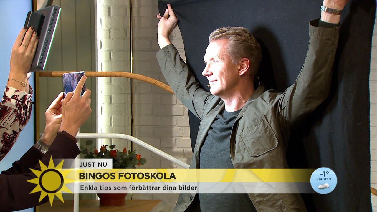 Så tar du proffsbilder med 5 enkla knep - Bingo Rimérs fotoskola - Nyhetsmorgon (TV4)